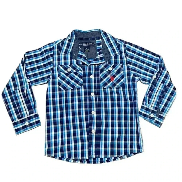 🌟 U.S. Polo button down shirt sz 6 🌟 - Picture 1 of 4